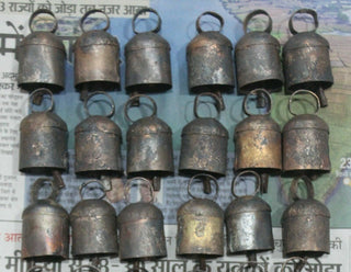 Rounded Top Rustic Iron Metal Tin Bells 2