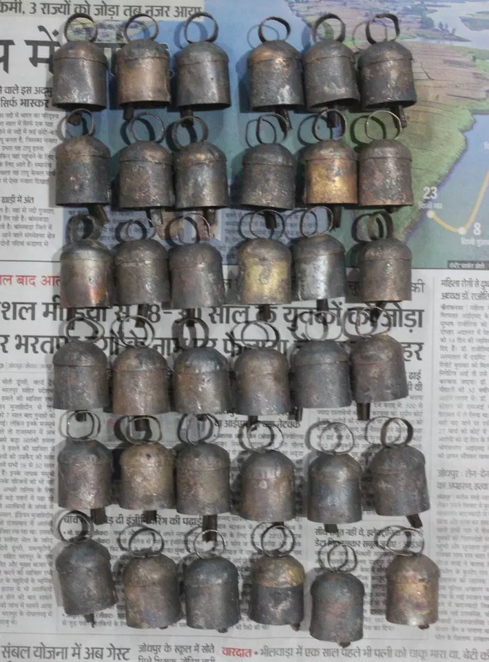 Rustic 2" Iron Tin Bells - Wholesale Craft Supply