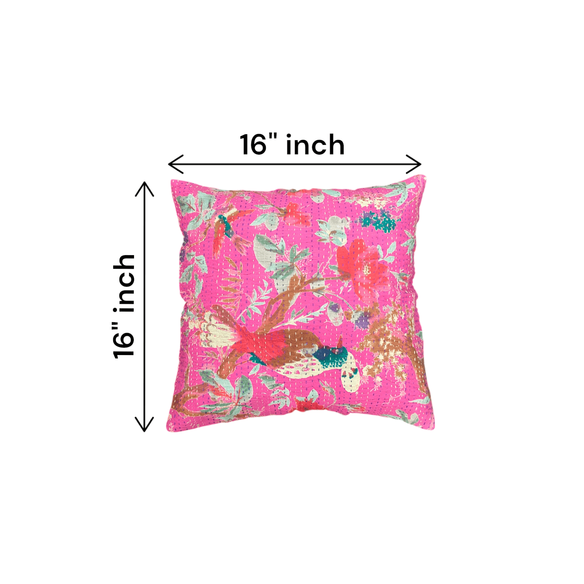 Digital print boho pillowcases 16x16