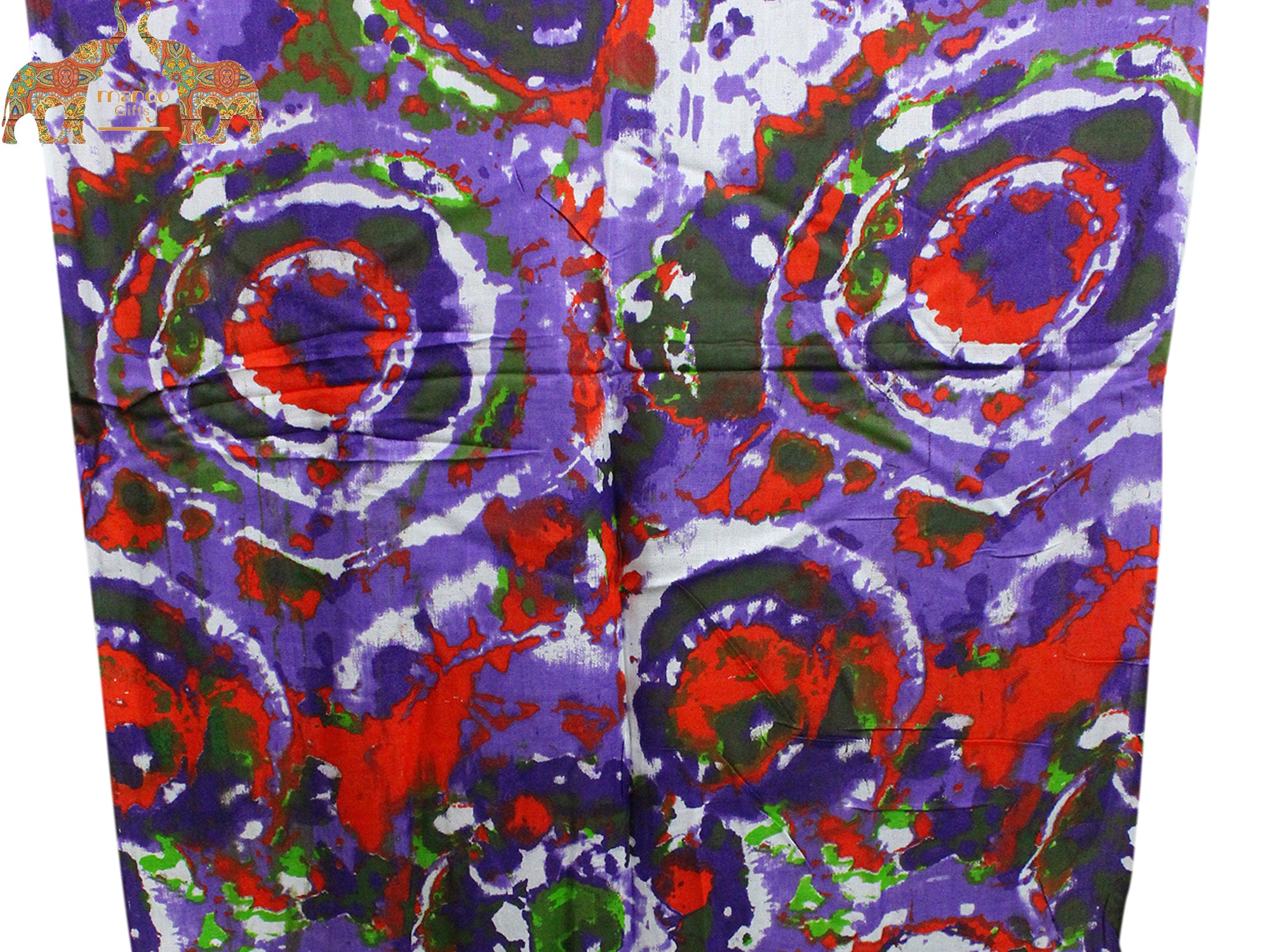 Colorful Women’s Tie-Dye Viscose Scarves - Lightweight