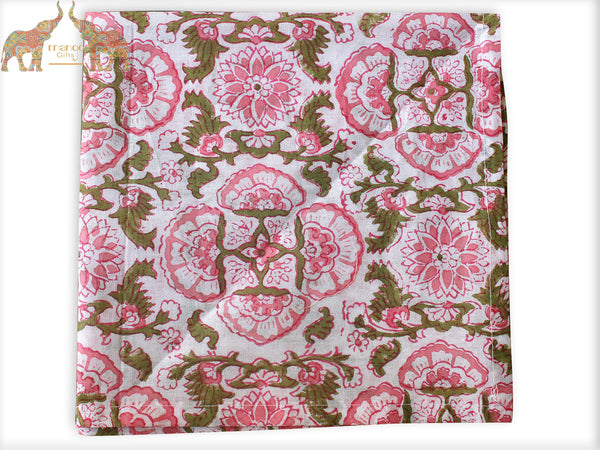 Indian Hand Block Print 100%Cotton Voile Fabric Table Napkins Assorted Set WHOLESALE Lots