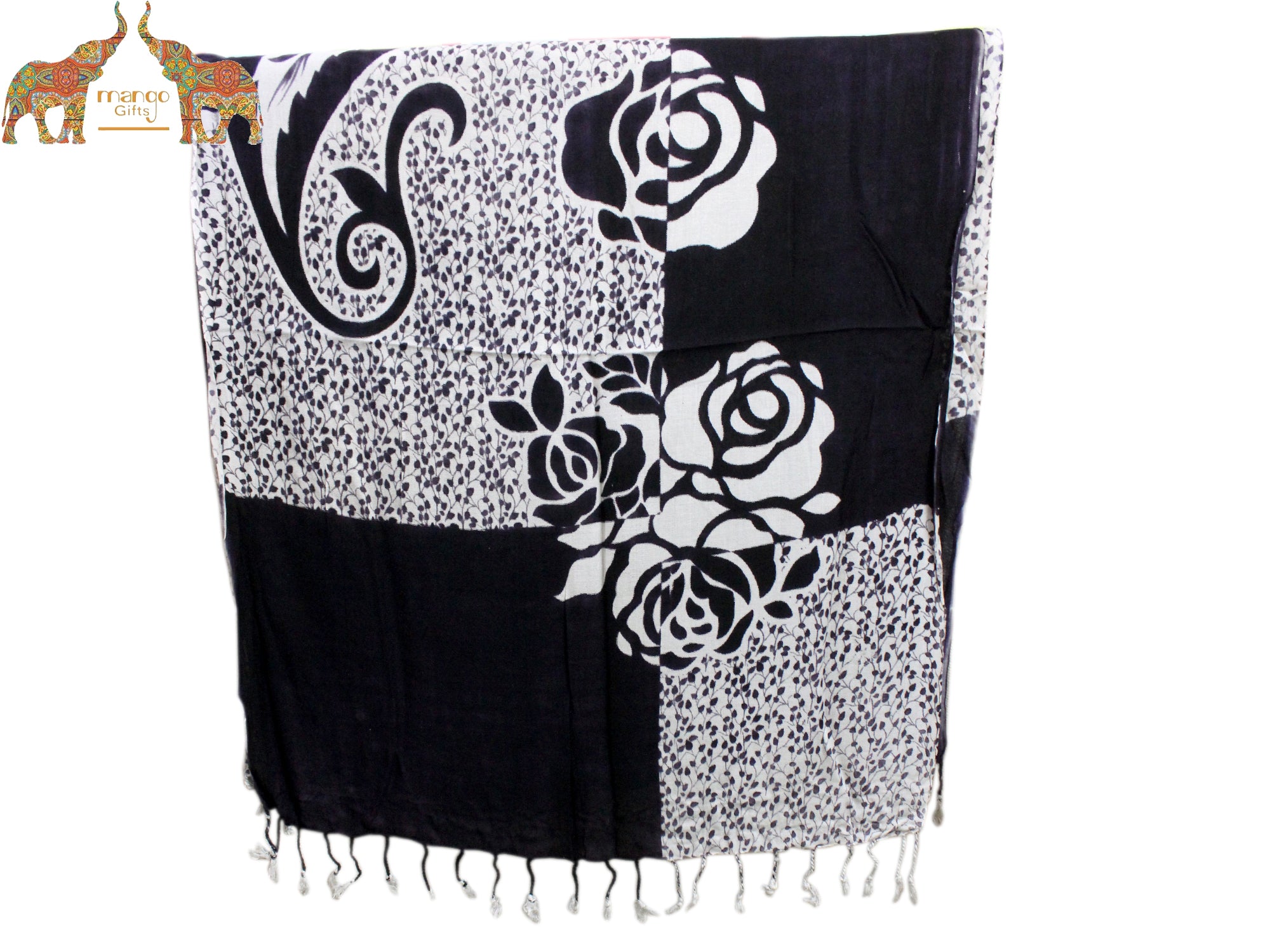 Colorful Women’s Tie-Dye Viscose Scarves - Lightweight