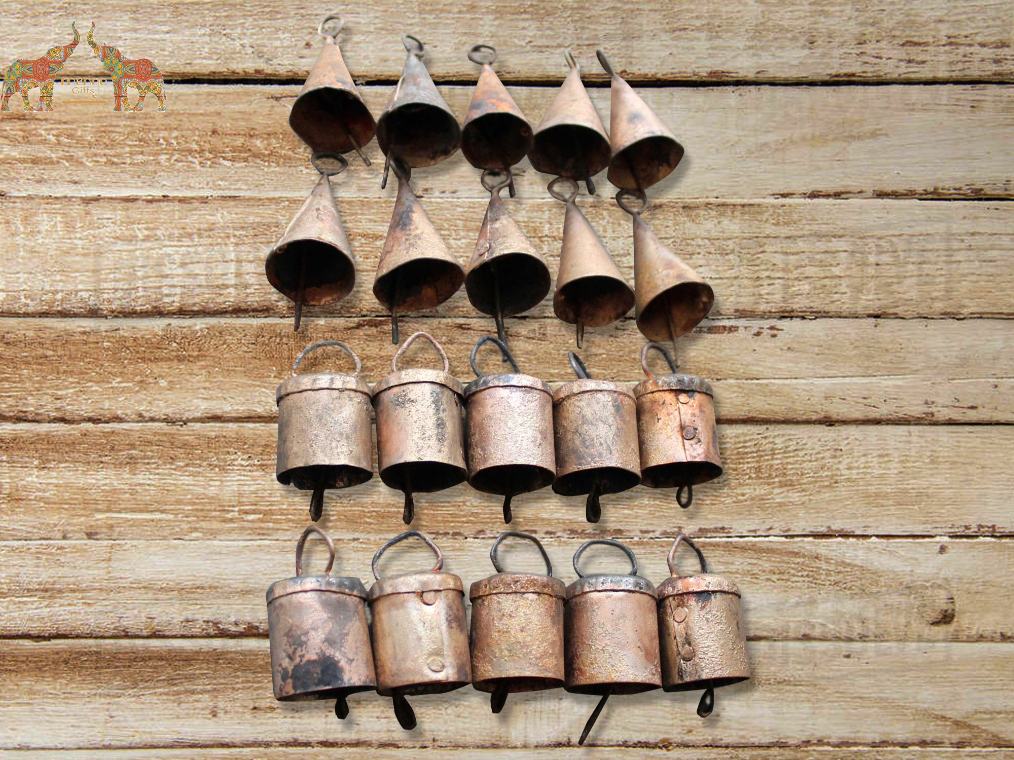 Bells Handmade,Recycled Iron,Rustic Vintage,Shabby Chic Vintage bells,Vintage,Vintage Bells,Vintage Look