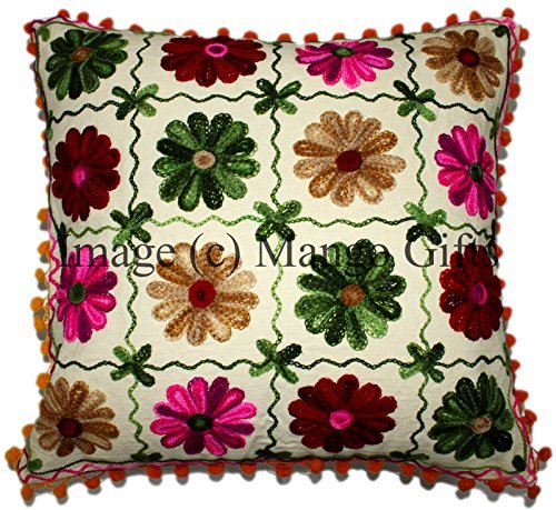 Indian Embroidered Suzani Cushion Cases/Covers (Wholesale lot 25 Pcs) - Mangogiftsstore