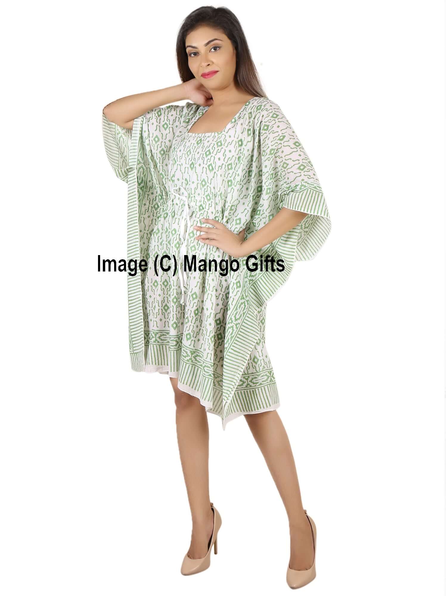 100% Cotton Women Night Dress Kimono Top Tunic 100% Cotton Women Night Dress Kimono Top Tunic