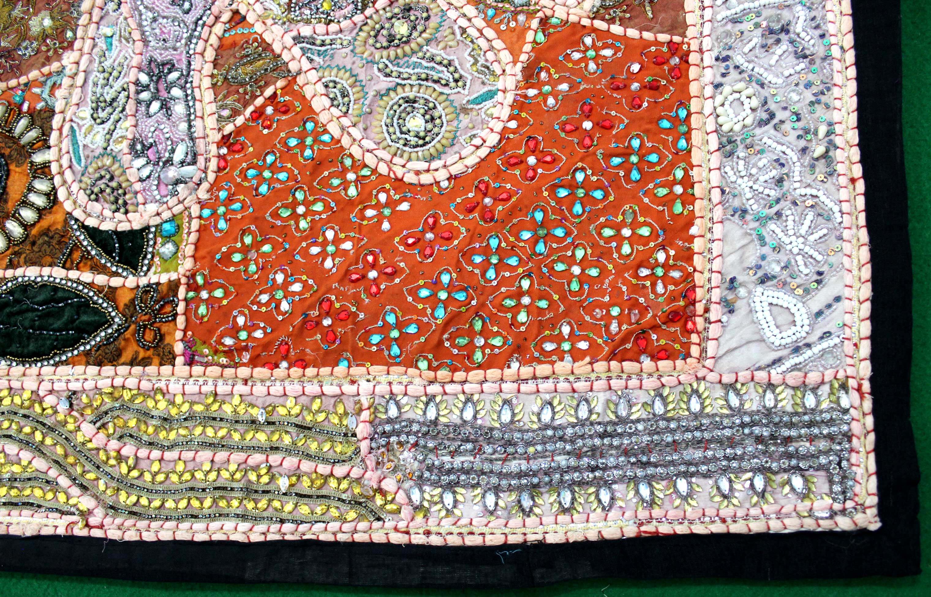 Stunning Indian Elephant Tapestry Wall Hanging Decor