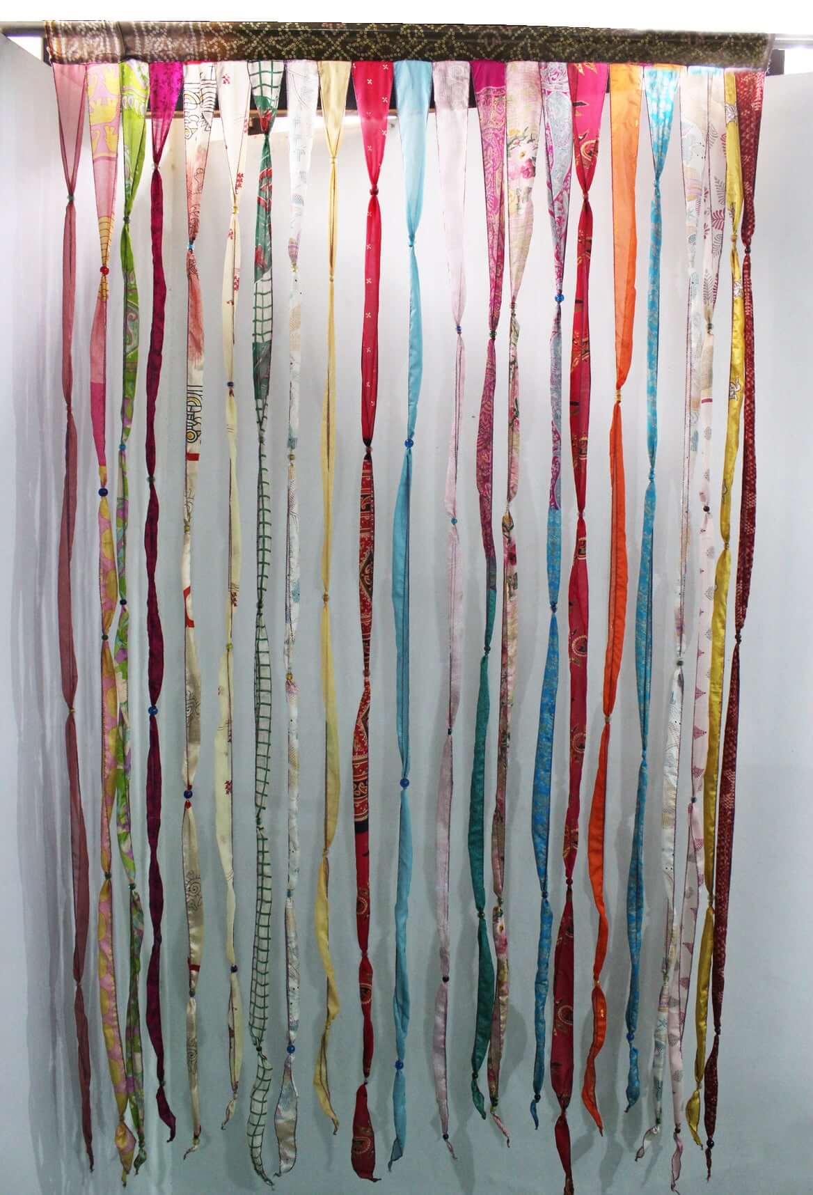 Beaded Curtains Bohemian Hippie Rainbow Colorful 