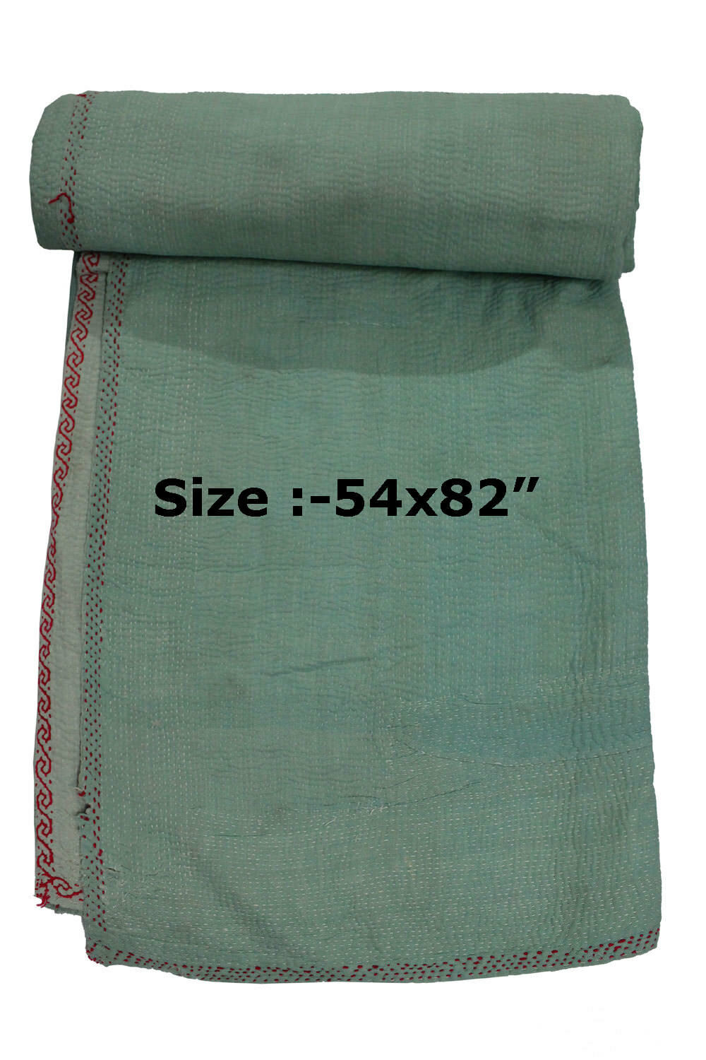 Indian Vintage Old Kantha Work Cotton Quilt Tribal Sari Throw Reversible Lot 50 Quilts