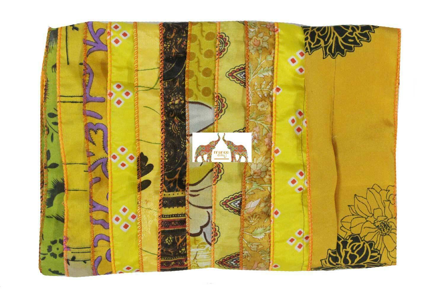 Handmade Vintage Silk Sari Scarves & Stoles from India Recycled Sari