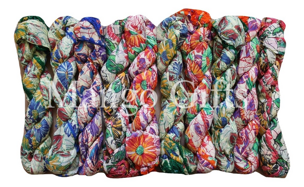 Indian Floral Cotton Scarf Dupatta 100%Cotton Wraps Scarves Multicoloured - Mangogiftsstore