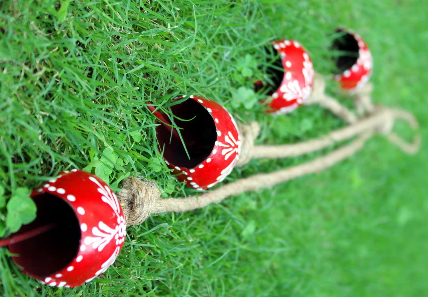 Hand Painted Indian Metal Bells Hanging Chime