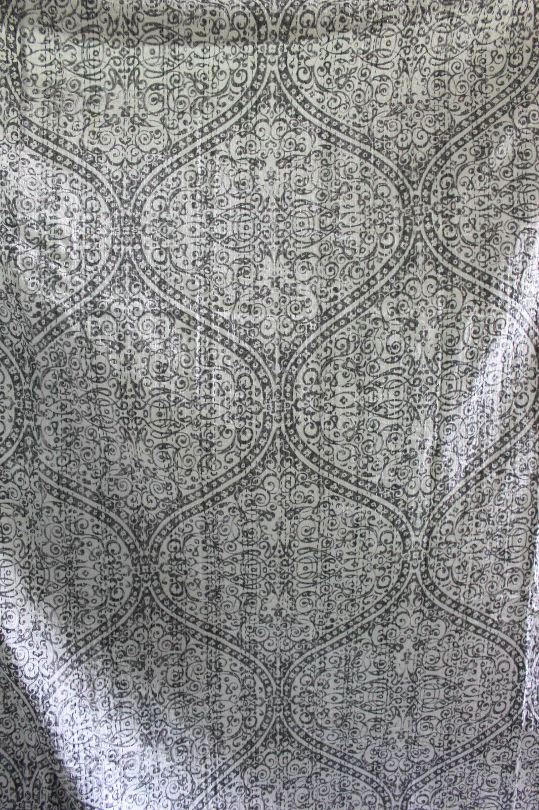 Handmade Grey Kantha Quilt Cotton Indian Bedspread Floral Throw Blanket Lot 5 Pc - Mangogiftsstore