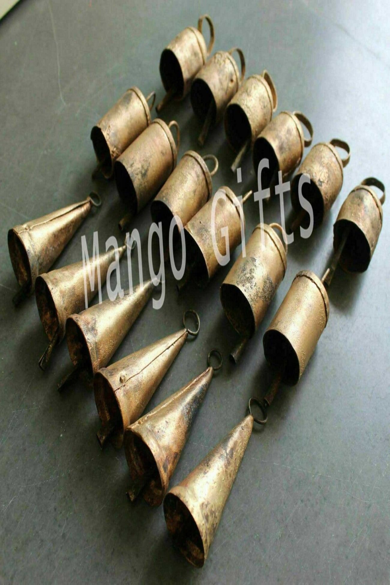 Recycled Iron Tin Bells 2.75" InchesBells