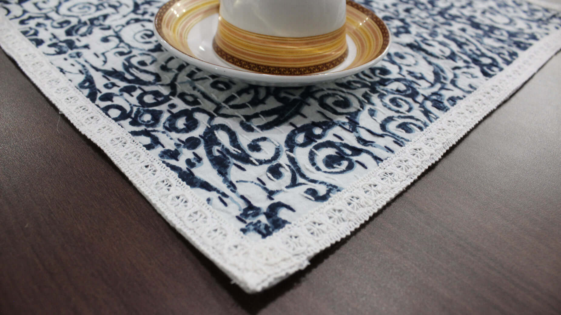100%Cotton Linen Placemats for Dinning Table Set of 6 Pcs ,15 x 22 Inch Washable Reusable