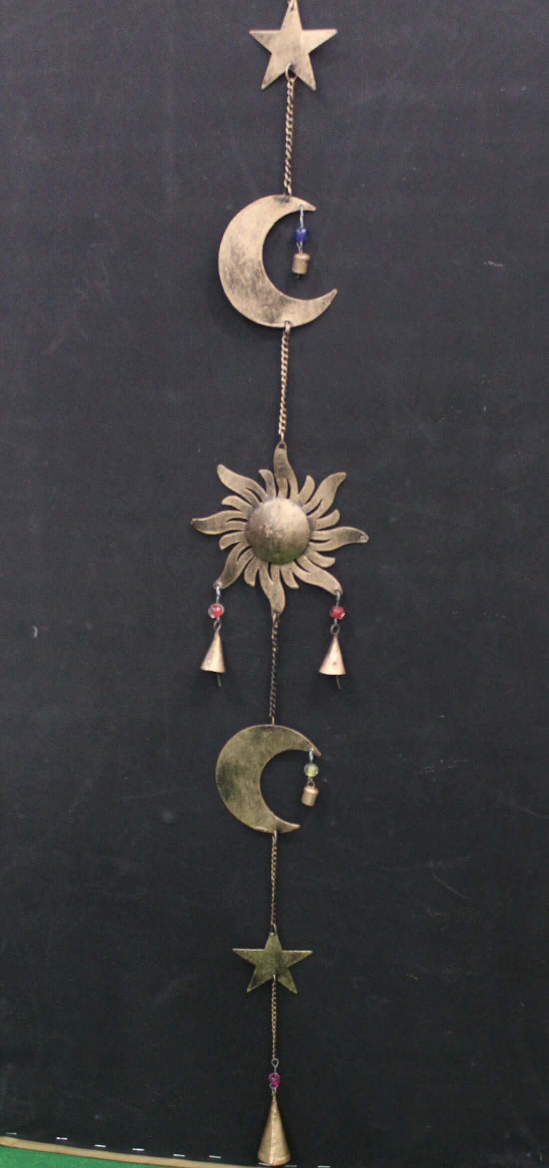 Sun Moon Star Celestial Wall Chime - Bohemian Decor