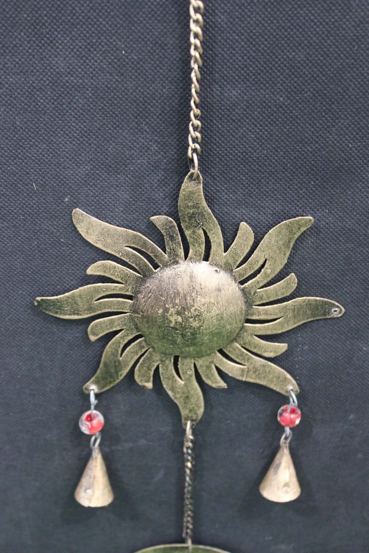 Sun Moon Star Celestial Wall Chime - Bohemian Decor