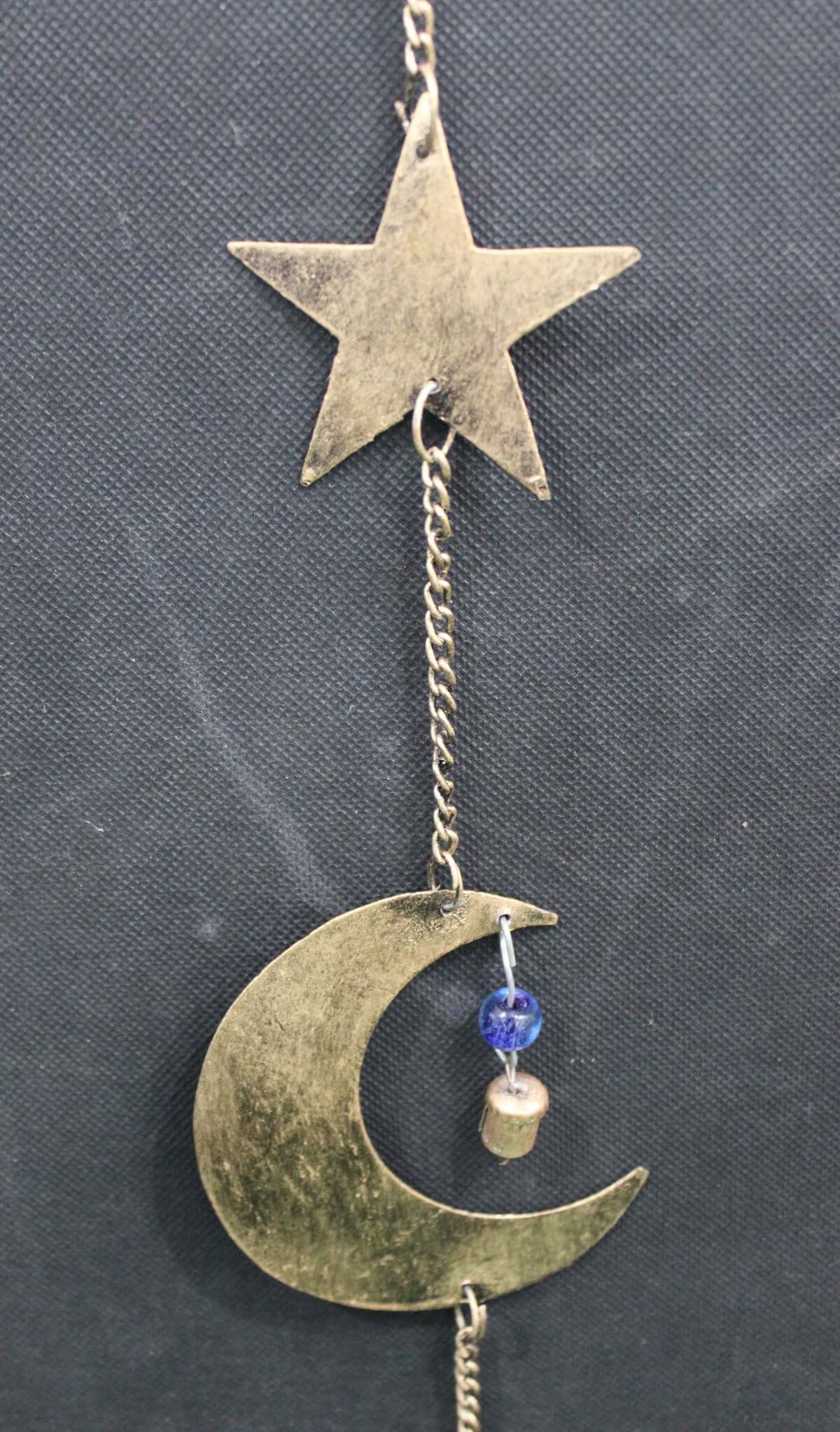 Sun Moon Star Celestial Wall Chime - Bohemian Decor