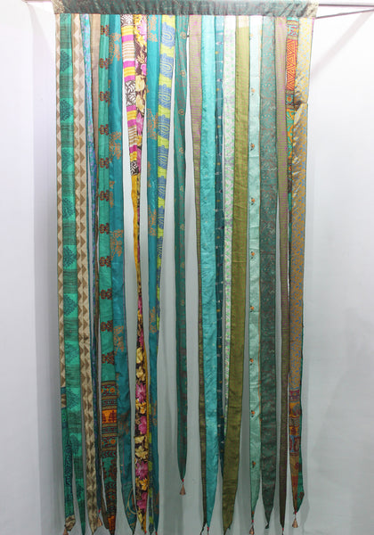 Silk Sari Doorway Curtains 