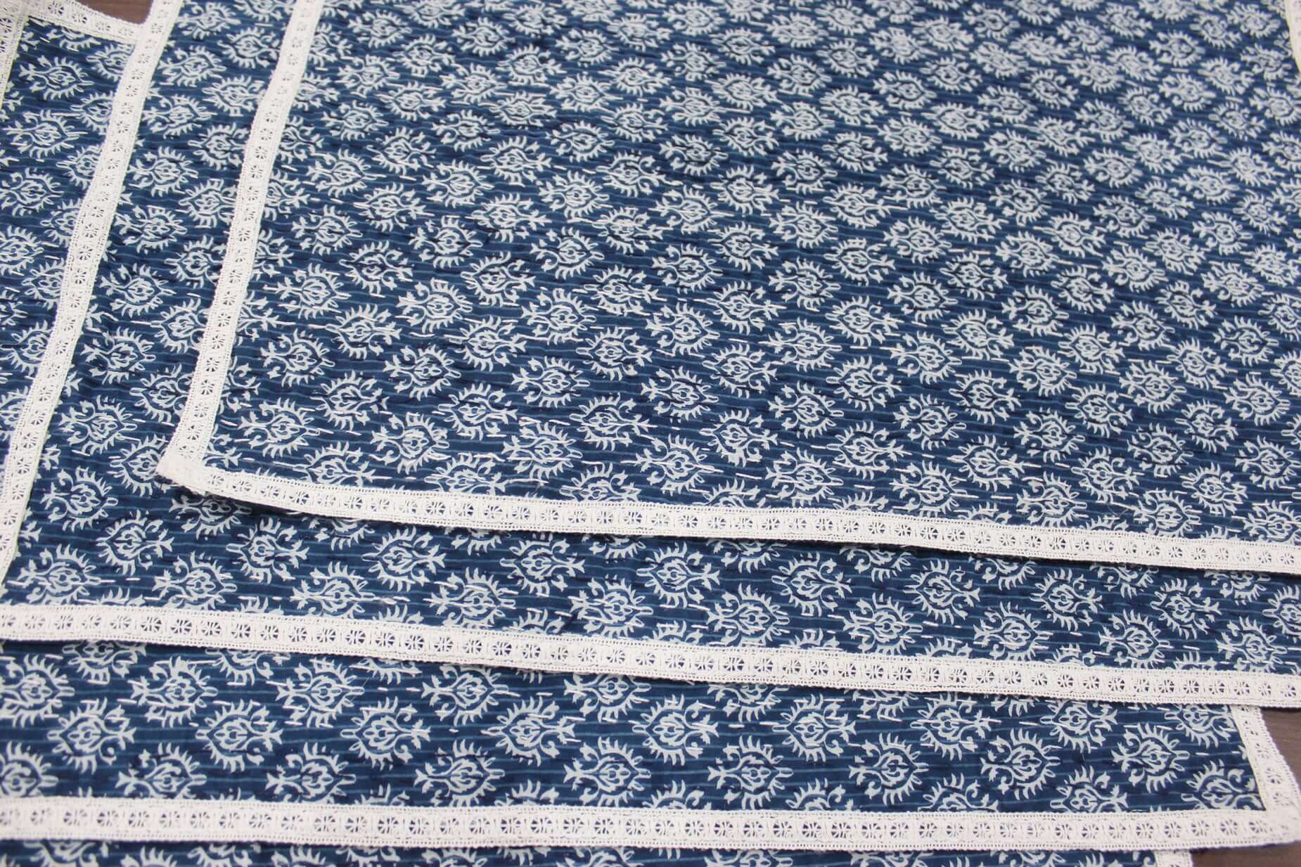 100%Cotton Linen Placemats for Dinning Table Set of 6 Pcs ,15 x 22 Inch Washable Reusable