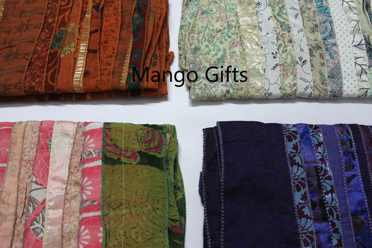 Vintage Silk Indian Sari Scarves Wholesale Magic!