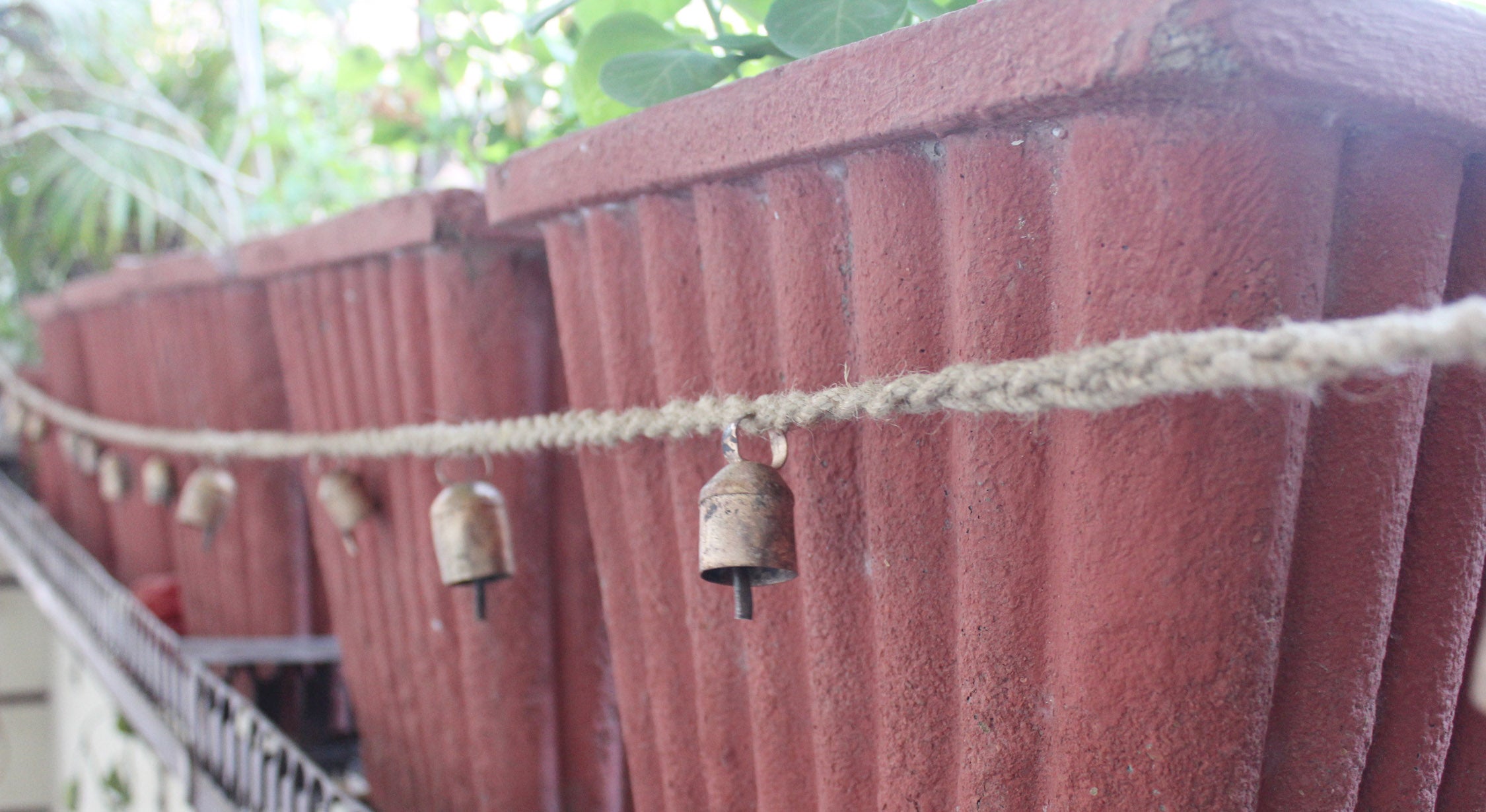 Rustic Iron Tin Bells Garland for Farmhouse Decor