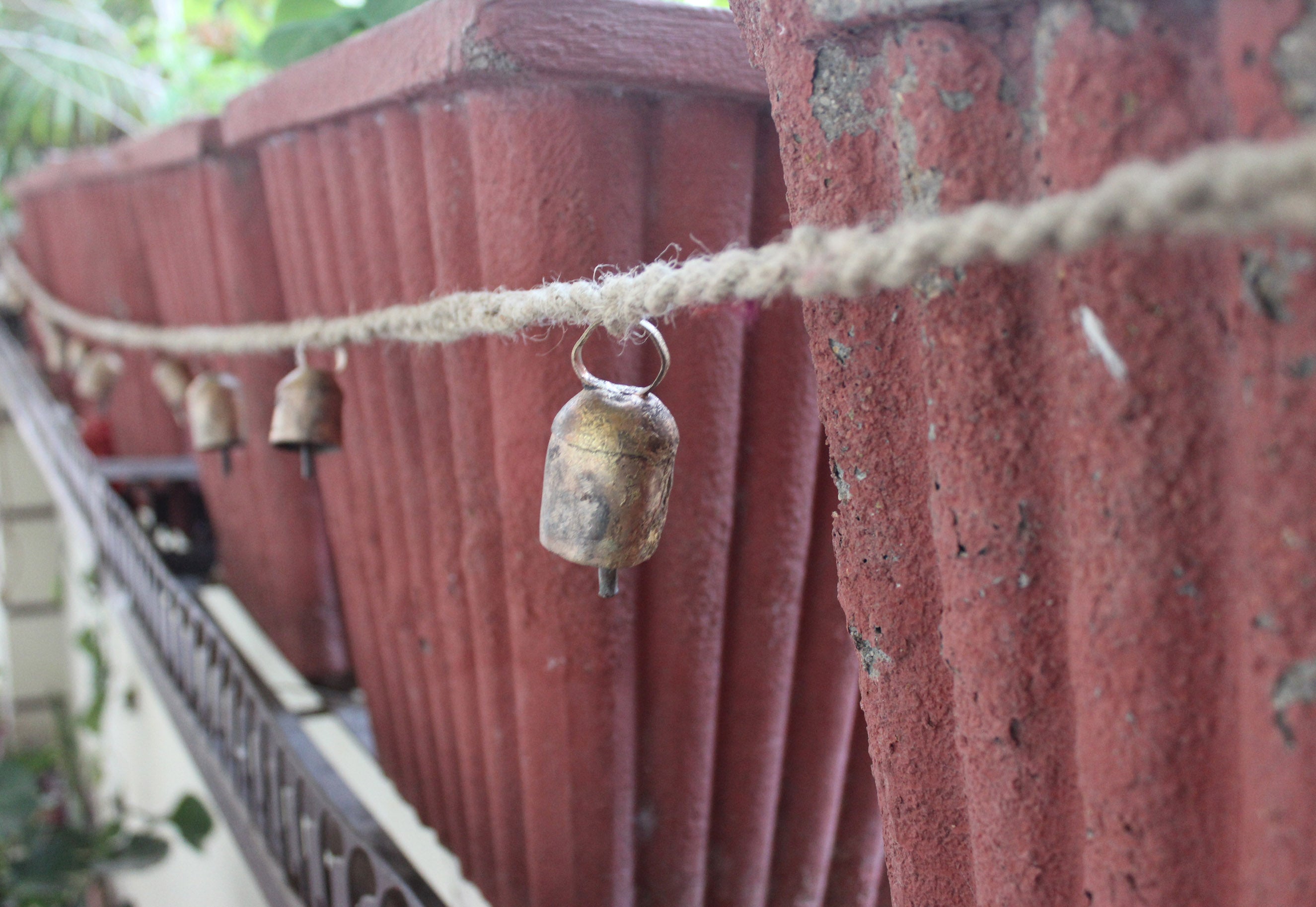 Rustic Iron Tin Bells Garland for Farmhouse Decor