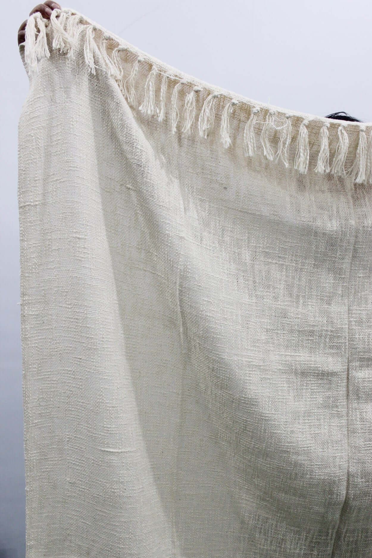 Hand-Loomed Cotton Sofa Throw - Bohemian Décor Bed Sheets