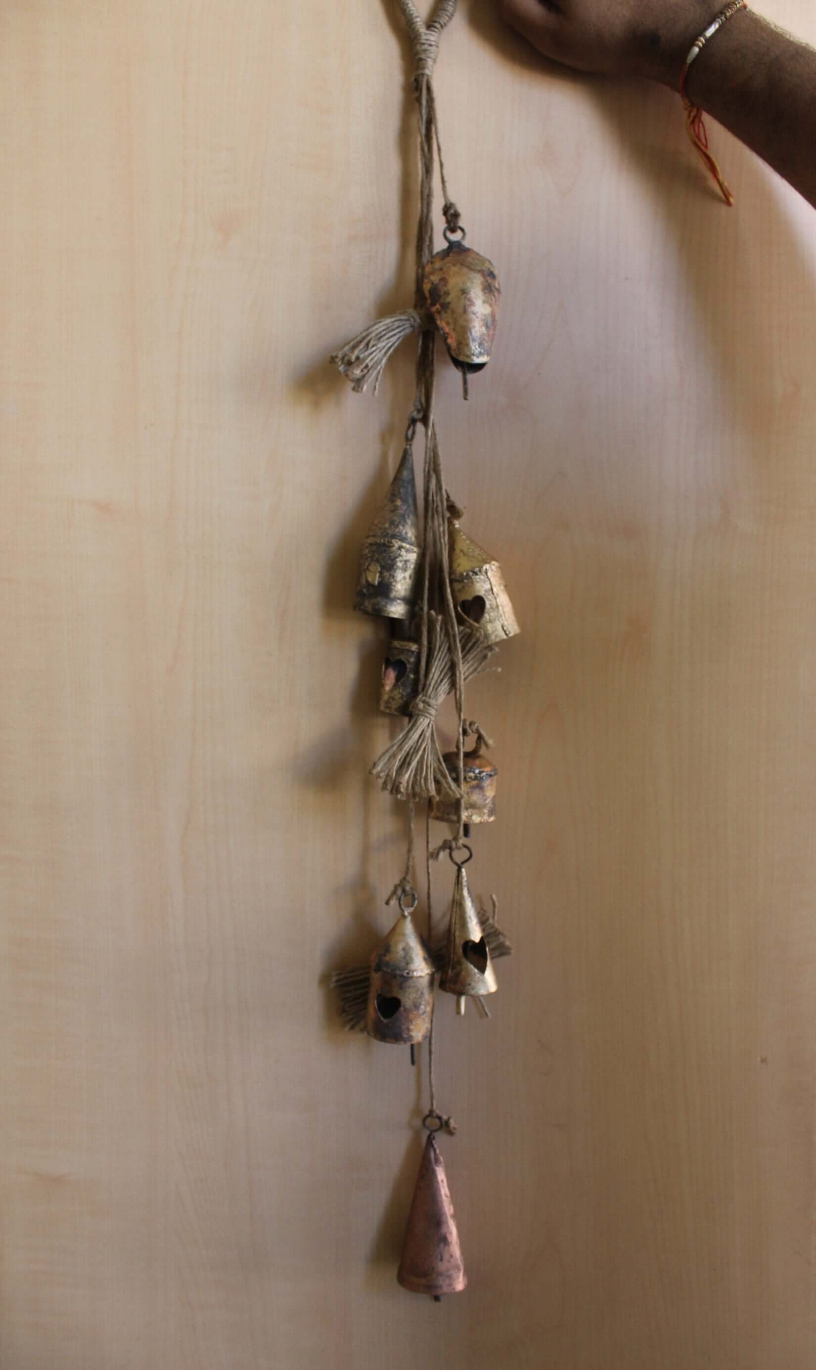 Shop our 100% recycled Witch Bells for a rustic Halloween vibe. Perfect for witchcraft supplies and charming decor.