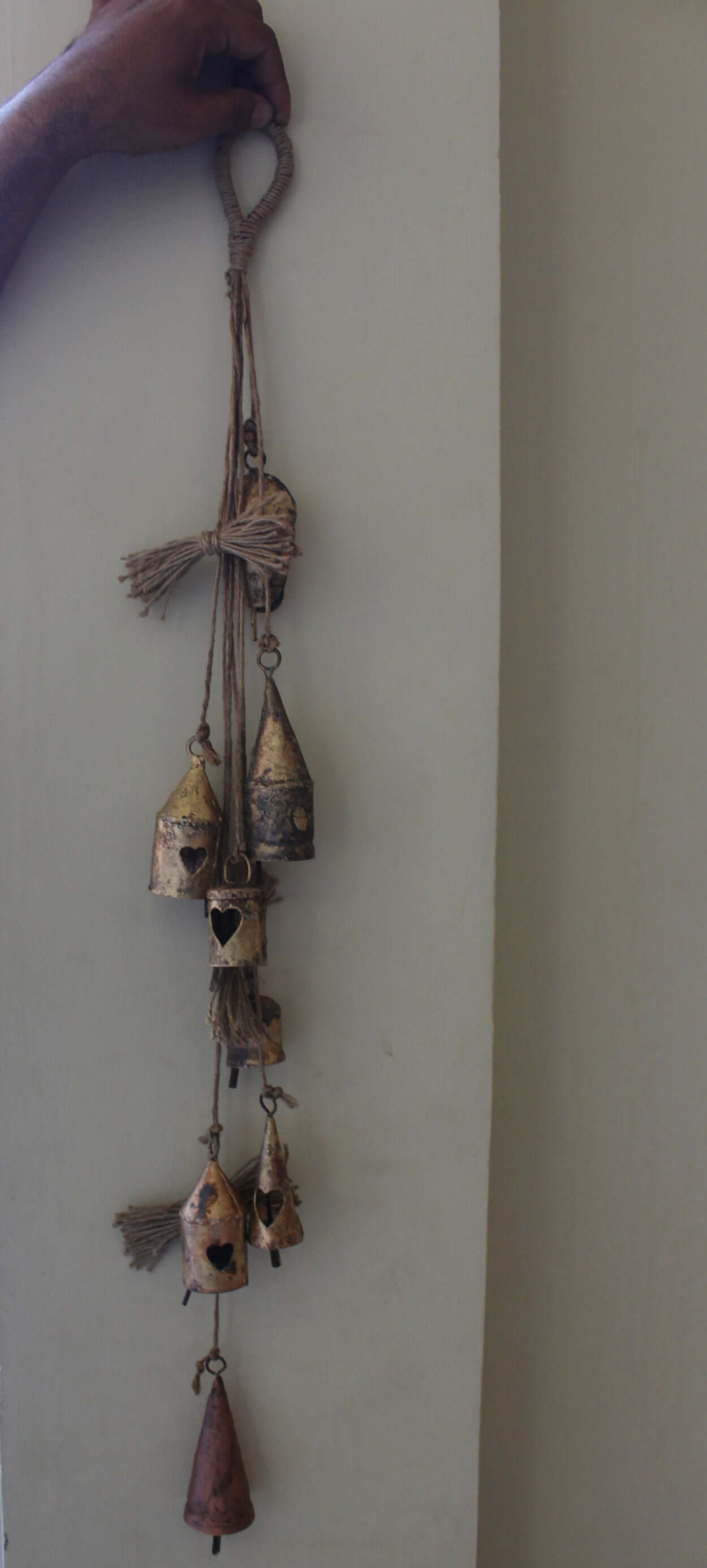 Shop our 100% recycled Witch Bells for a rustic Halloween vibe. Perfect for witchcraft supplies and charming decor.