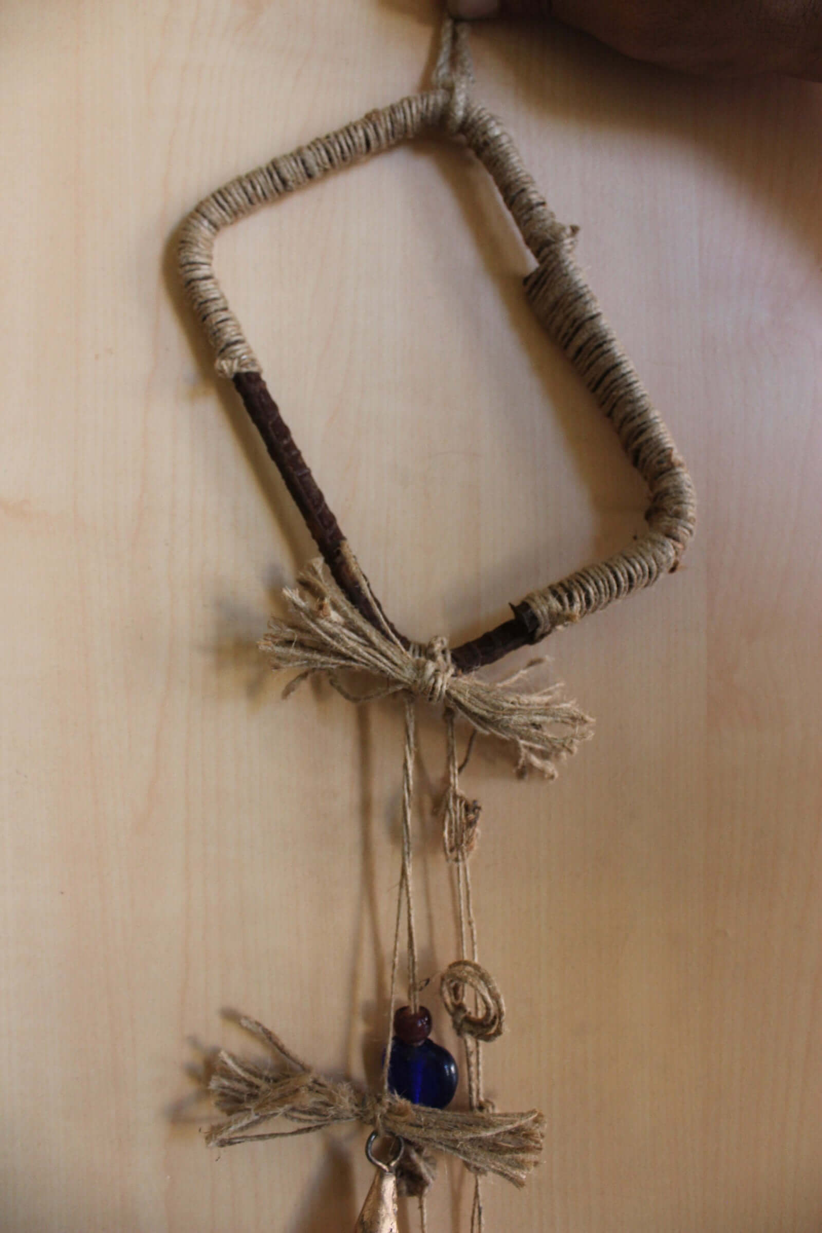 Enhance your Halloween with our handmade Witches Bells. Crafted from recycled materials, these rustic chimes bring protection and charm.