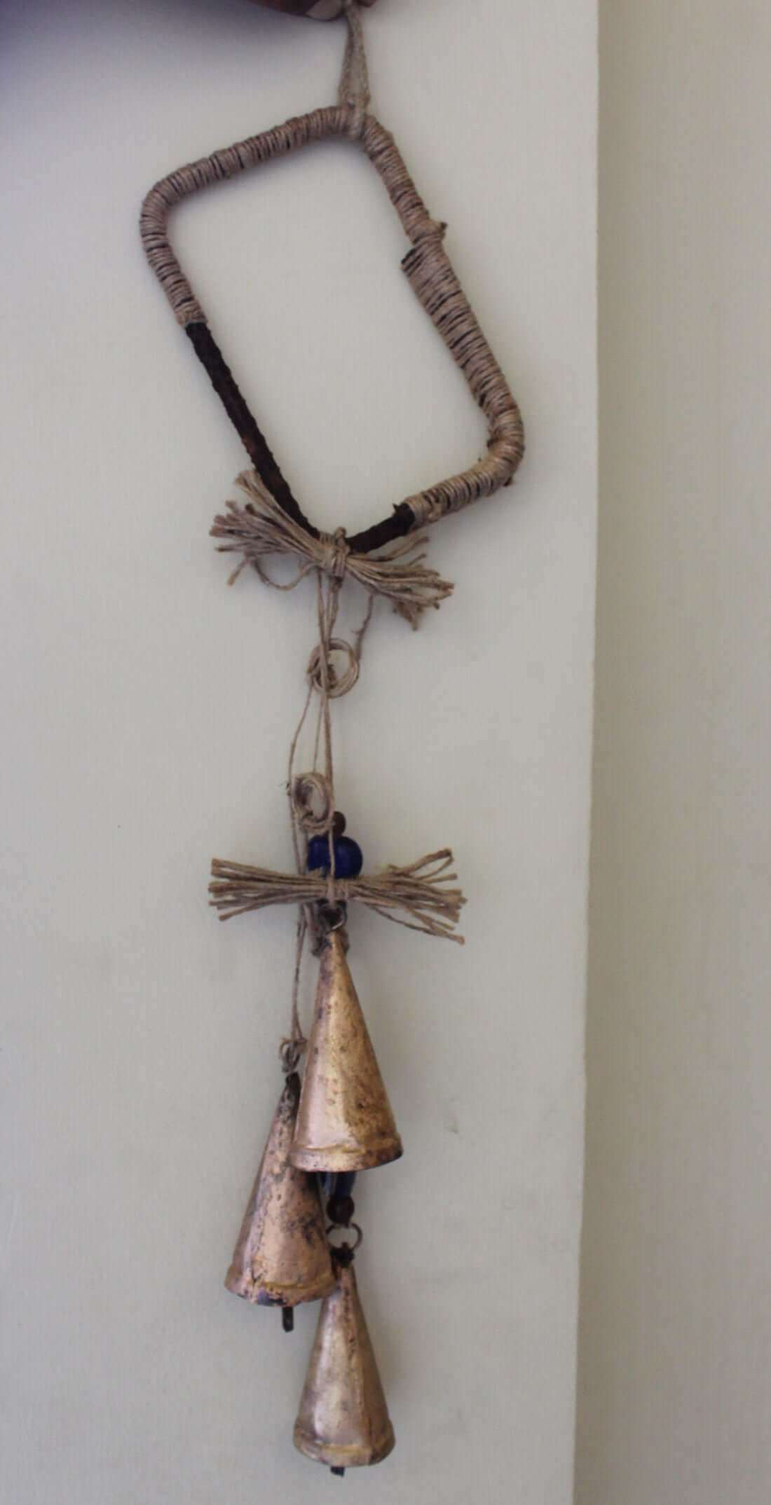 Enhance your Halloween with our handmade Witches Bells. Crafted from recycled materials, these rustic chimes bring protection and charm.