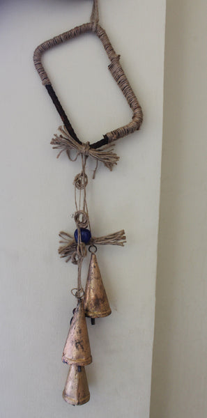 Witches Bells , Protection Bell Rustic Chimes Halloween Festival Decoration