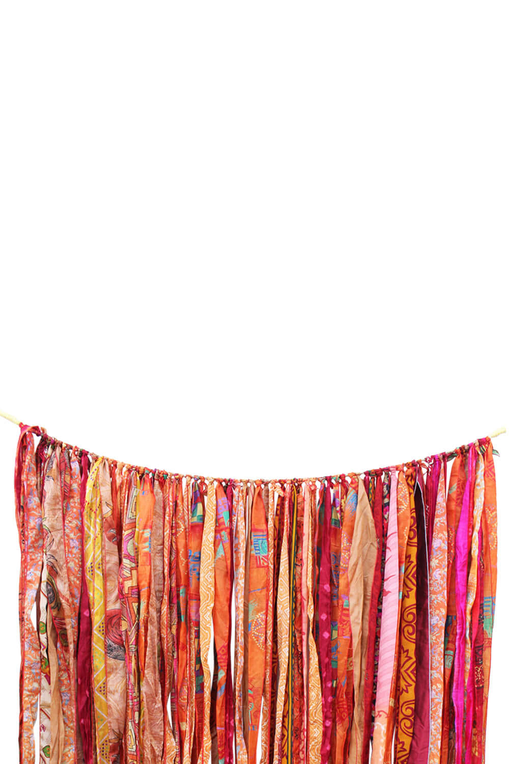Recycled Silk Sari Bohemian Curtains - 210 x 120 cm