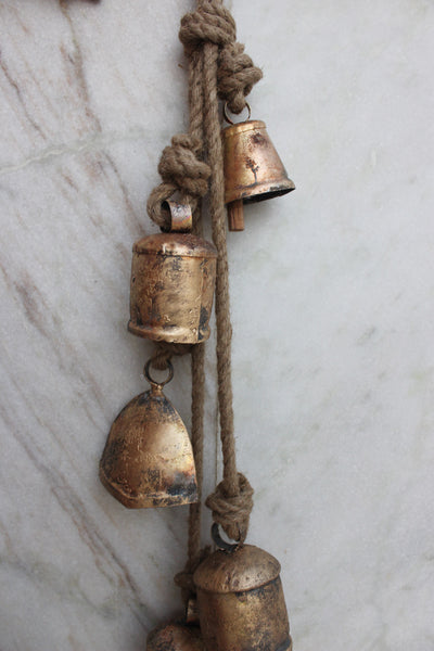 Rustic Cow Bells Hanging Chime Harmony Bells Wind chime Windchimes Patio Garden Outdoor Garden Decor