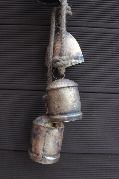 Rustic Cow Bells Hanging Chime Harmony Bells Wind chime Windchimes Patio Garden Outdoor Garden Decor