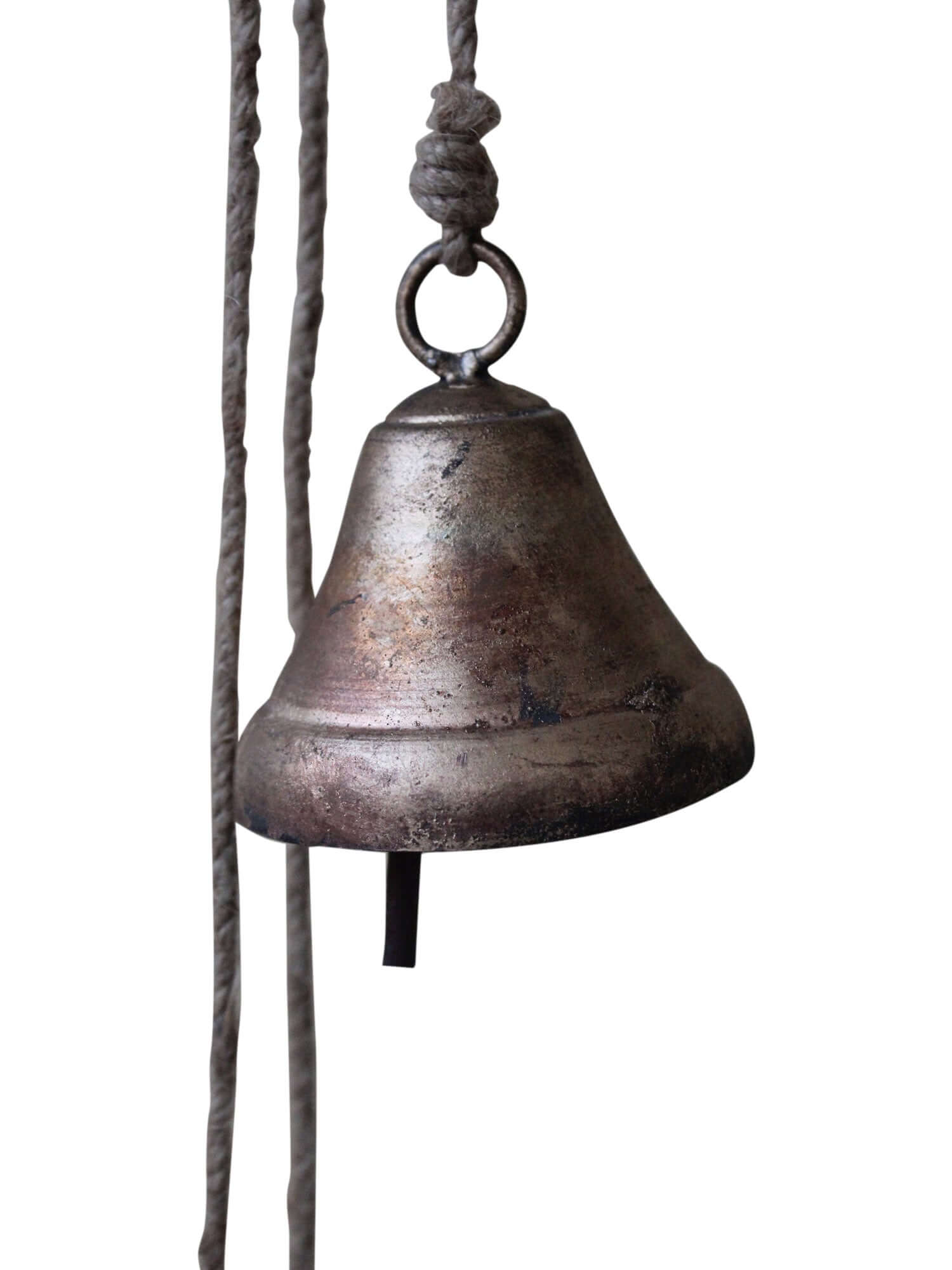Rustic Iron Tin Bells Chime for Outdoor Decor