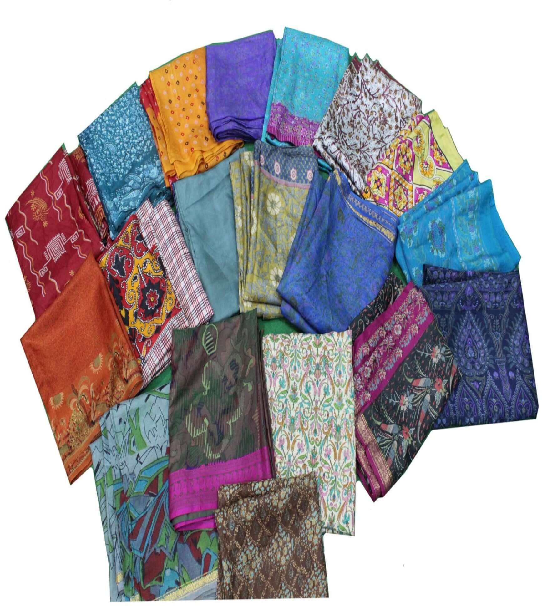 Vintage Indian Silk Sari Scarf - Bohemian Wrap Dress Bohemian Fashion,Fashion Scarves,Floral,Handmade,Hippie,Indian,Indian Silk sari,Recycled Sari,Vintage