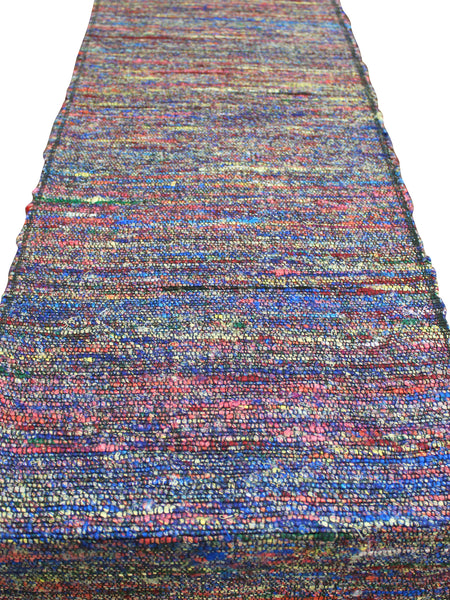 Cotton Banana Table Runner , 15 x 74 Inches , Multicolour Table Runner with Fringes, Every Day Use , Premium Quality