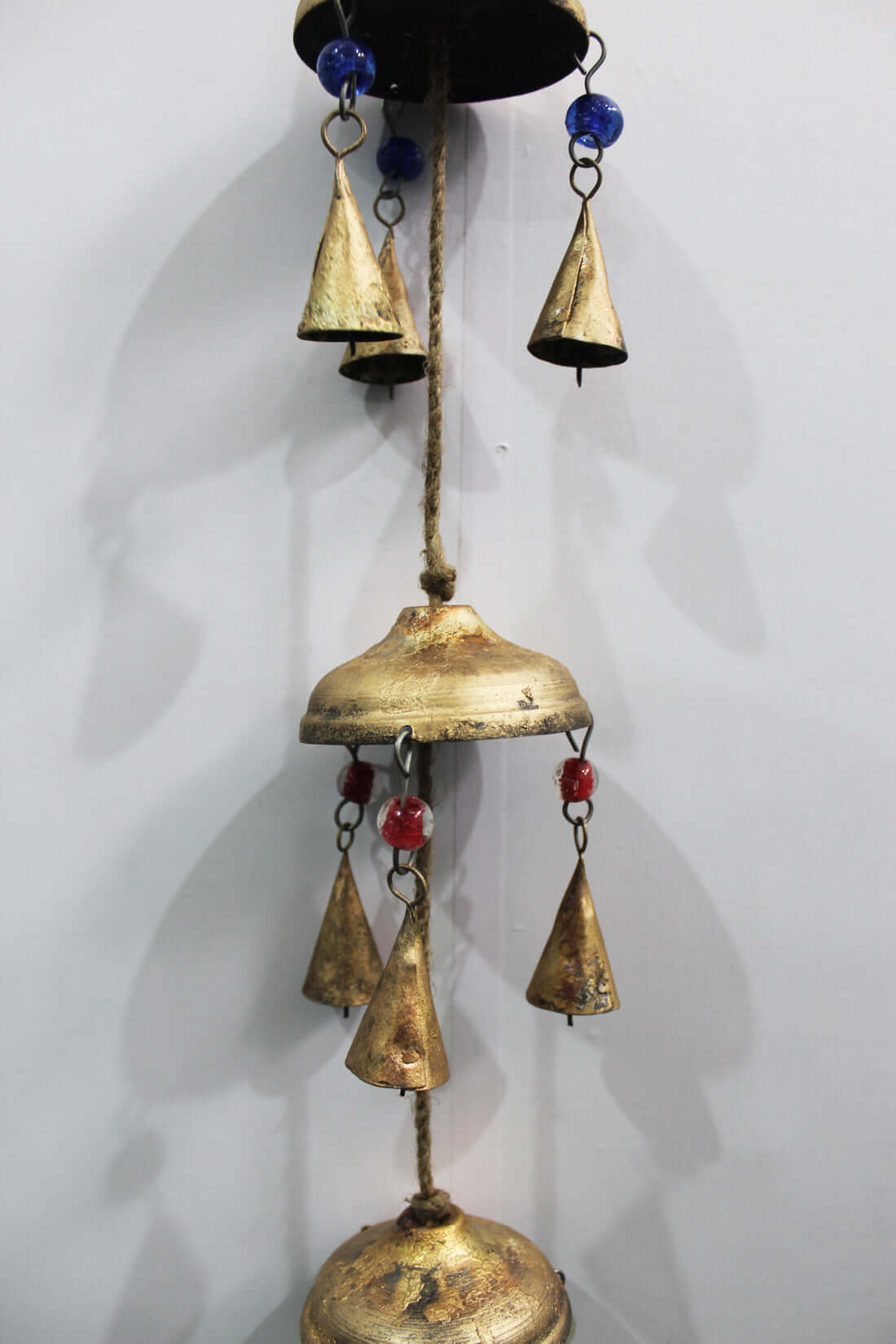 Recycled Iron Vintage Bells Rustic Chimes 