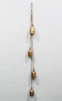 Rustic Cow Bells Hanging chime 