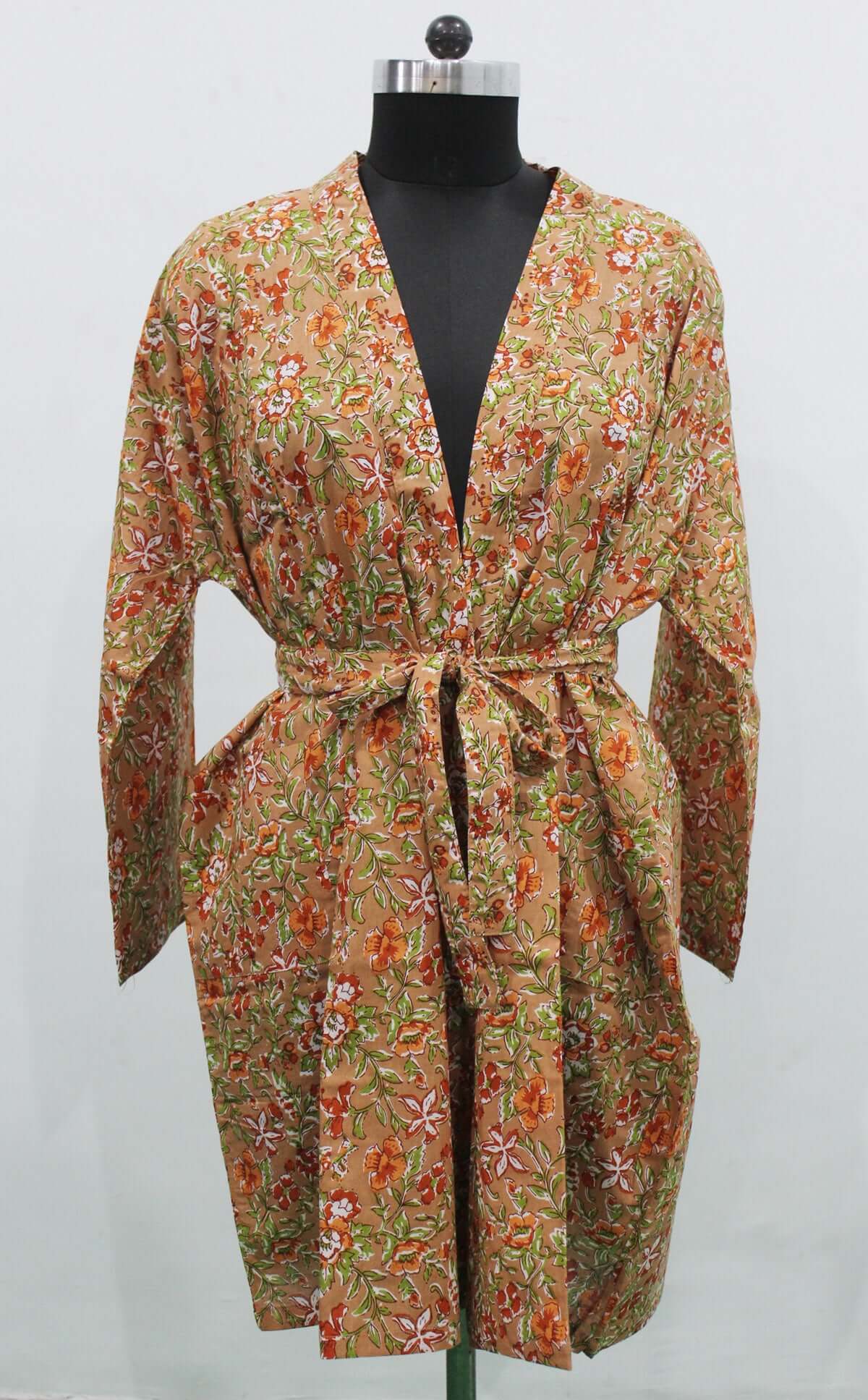 Shop beautiful 100% cotton floral kimono bathrobes. Perfect for sleepwear, beach cover-ups, and more. Assorted colors and patterns available!