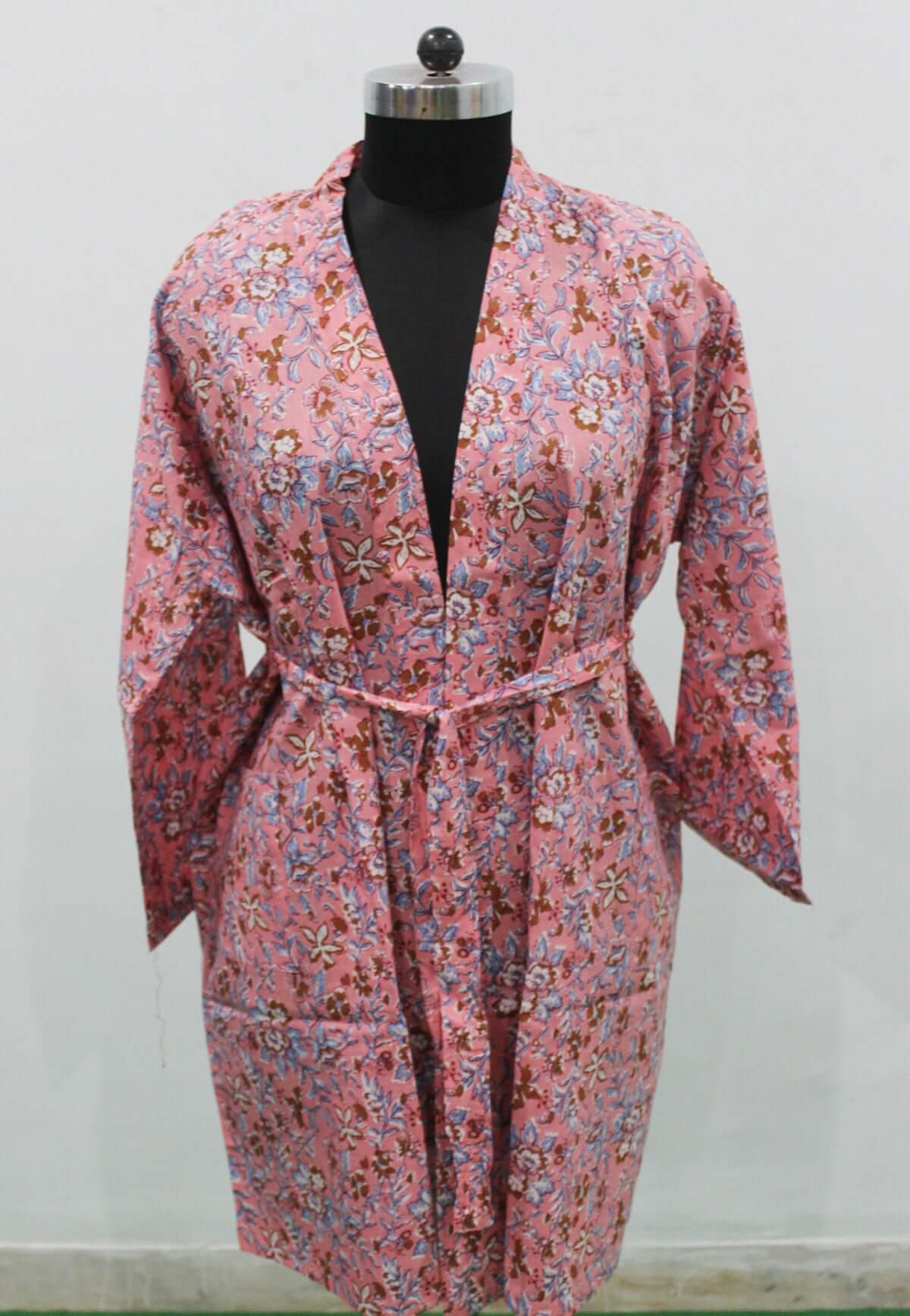 Shop beautiful 100% cotton floral kimono bathrobes. Perfect for sleepwear, beach cover-ups, and more. Assorted colors and patterns available!