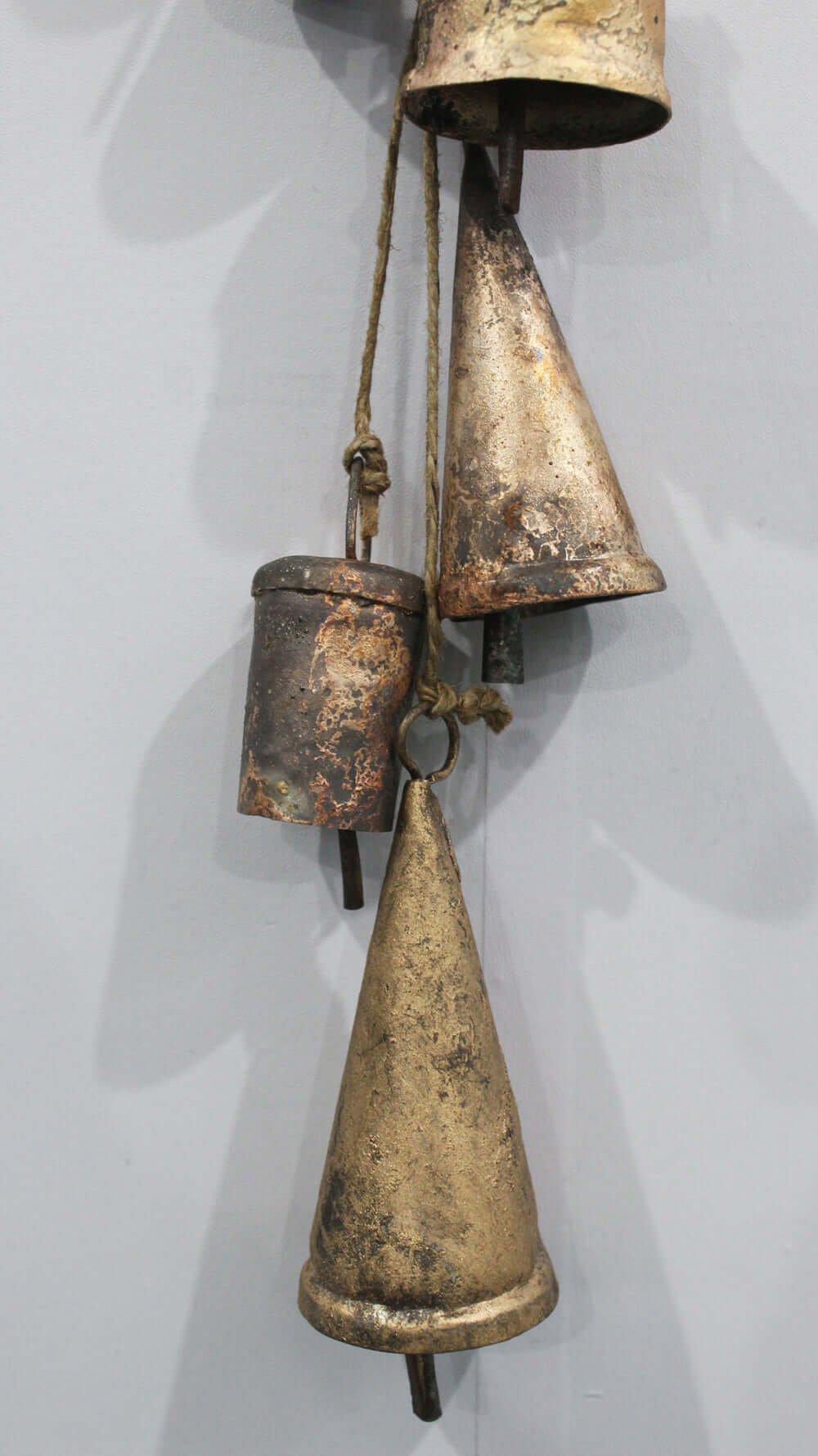 Rustic Iron Six Bells Chime - Antique Style Wind Chimes