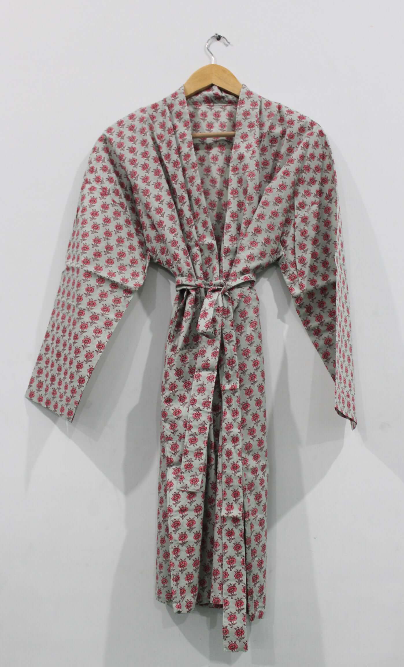 Shop beautiful 100% cotton floral kimono bathrobes. Perfect for sleepwear, beach cover-ups, and more. Assorted colors and patterns available!