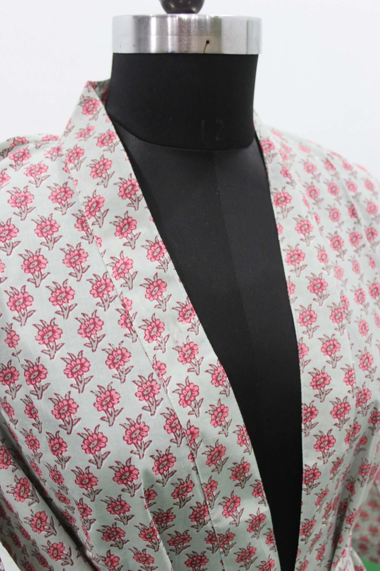 Shop beautiful 100% cotton floral kimono bathrobes. Perfect for sleepwear, beach cover-ups, and more. Assorted colors and patterns available!