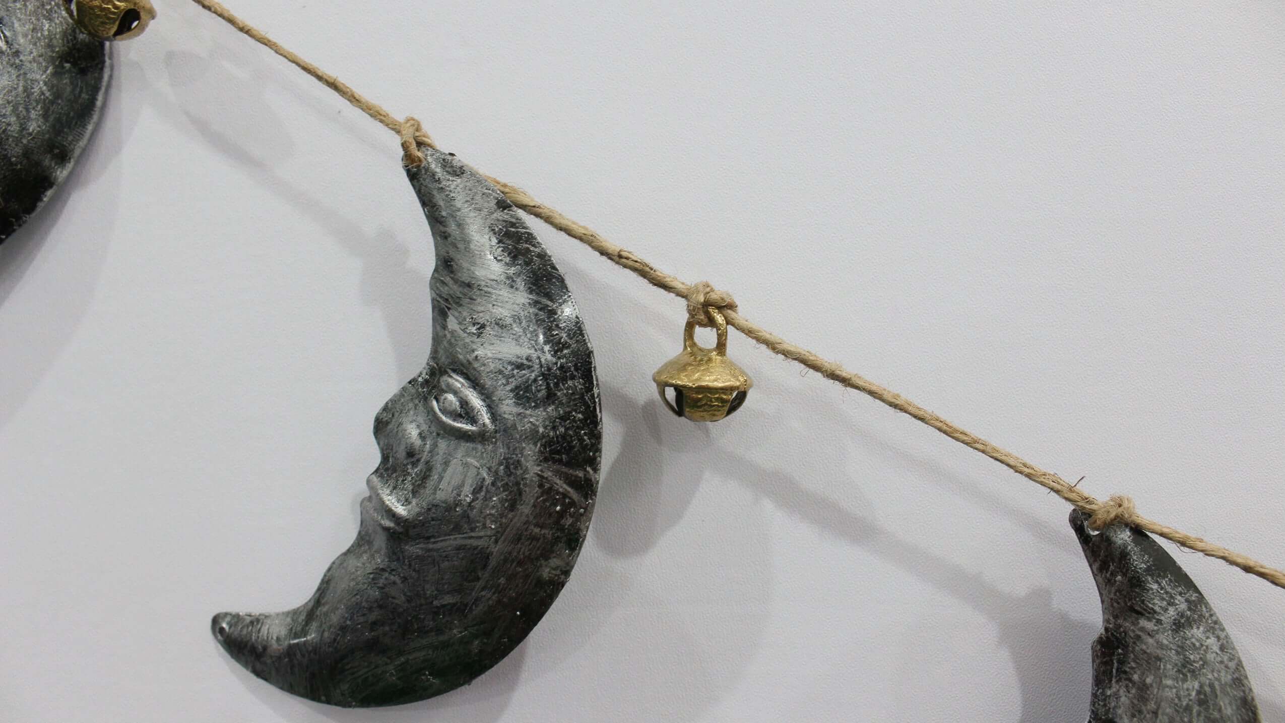 Bohemian Star Moon Jute Garland for Rustic Decor Wreaths & Garlands