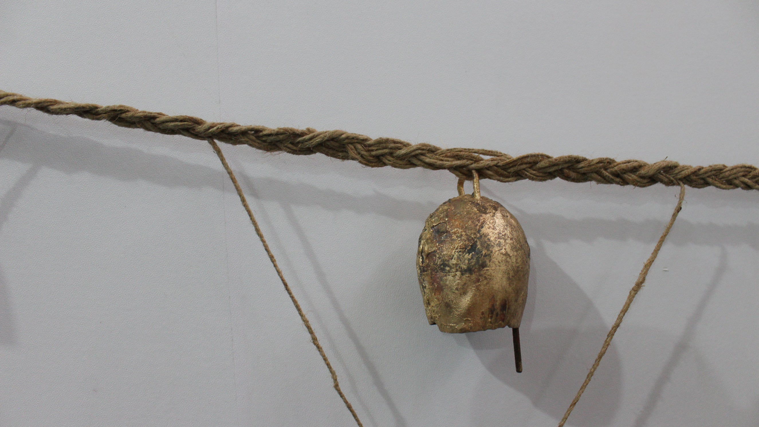 Handmade Jute Garland with Bells - 150 cm Indian Toran