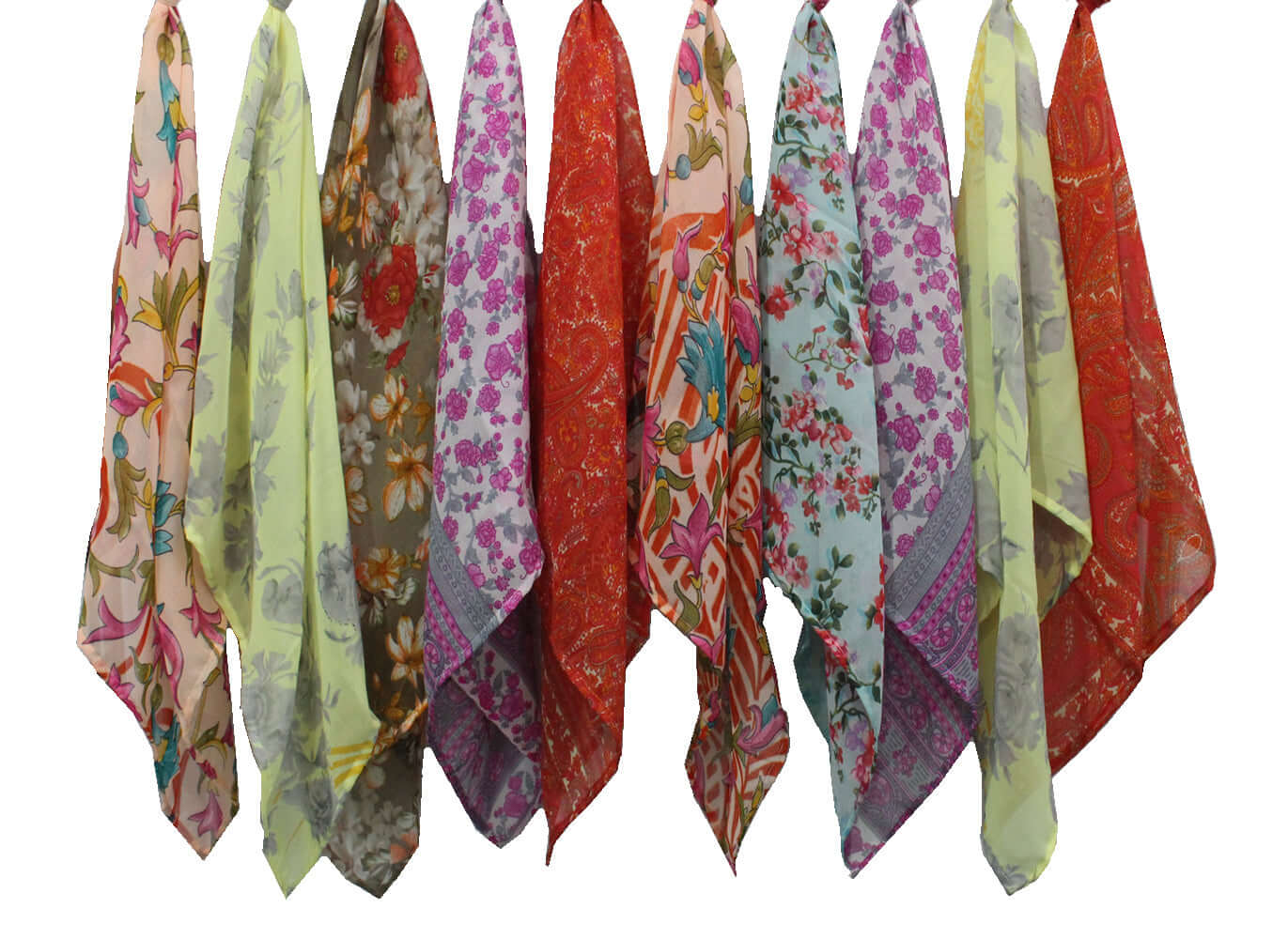 Soft Silky Floral Square Scarf for Women | Mango Gifts
