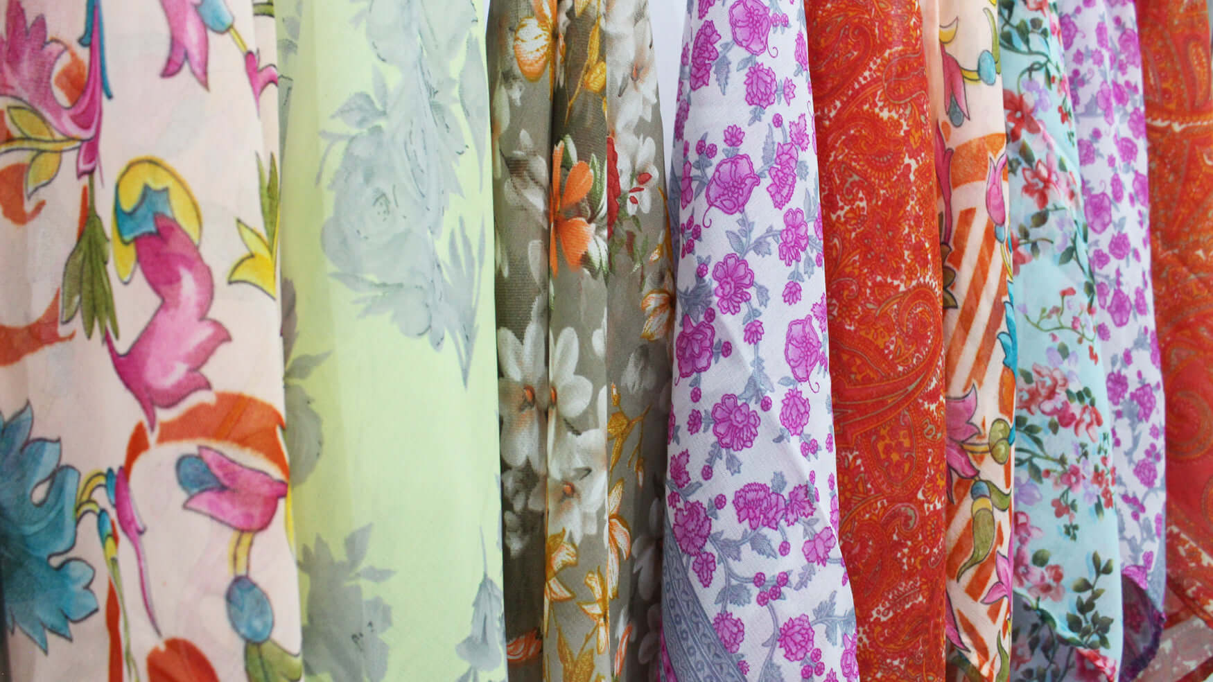 Soft Silky Floral Square Scarf for Women | Mango Gifts