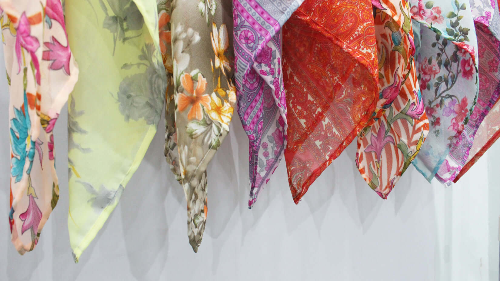 Soft Silky Floral Square Scarf for Women | Mango Gifts